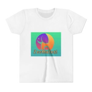 Youth Short Sleeve Tee with Zany ZooMates! Elephant Logo