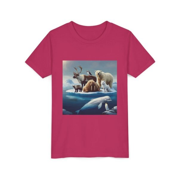 Youth Short Sleeve Tee-ZooMates! Design with Amazing Artic Animals. - Image 23