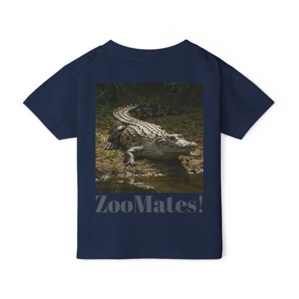 Toddler Cotton T-Shirt -ZooMates! Design with Cute Crocodile for Little Explorers - Image 14