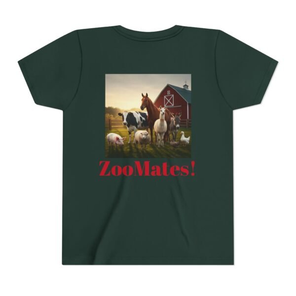 Youth Short Sleeve Tee with ZooMates! design and Fabulous Farm Animals - Image 14