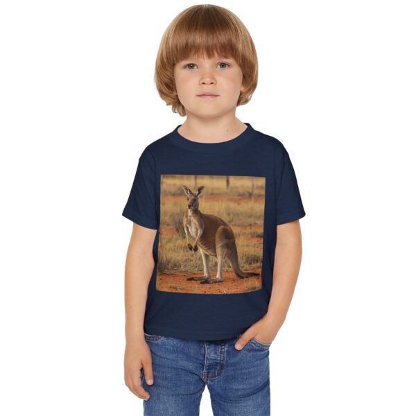 Toddler Cotton T-shirt - ZooMates! Design with A Kind Kangaroo - Image 19