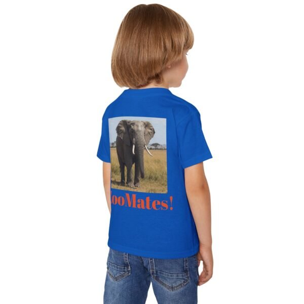 Toddler Cotton Tee Shirt - ZooMates! Design with Enormous Elephant - Image 16