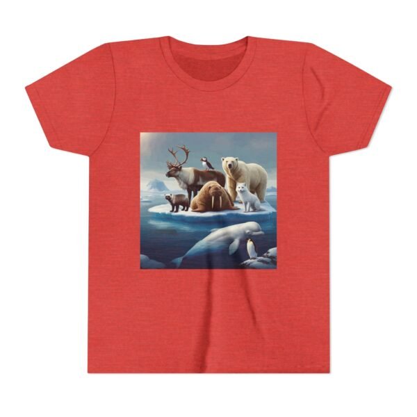 Youth Short Sleeve Tee-ZooMates! Design with Amazing Artic Animals. - Image 25