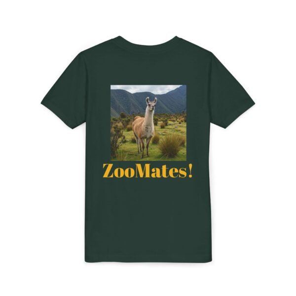 Youth Short Sleeve Tee with ZooMates! design and Lovable Llama - Image 8