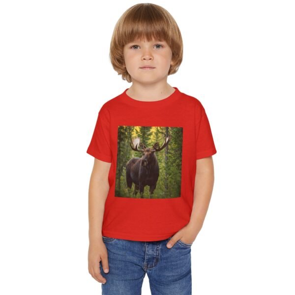 Toddler ZooMates! Woodland Adventure T-Shirt - Design with A Massive Moose - Image 15
