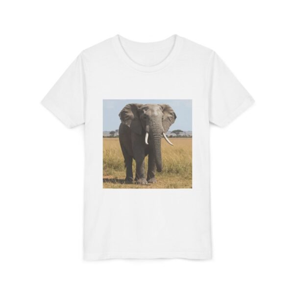 Youth CuteZooMates! Tee - Enormous Elephant Graphic T-Shirt for Kids - Image 11