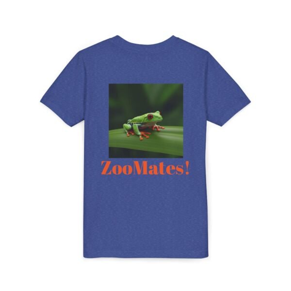 Youth Short Sleeve Tee with ZooMates! design and Tropical Tree Frog - Image 4