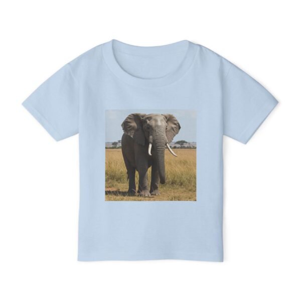 Toddler Cotton Tee Shirt - ZooMates! Design with Enormous Elephant