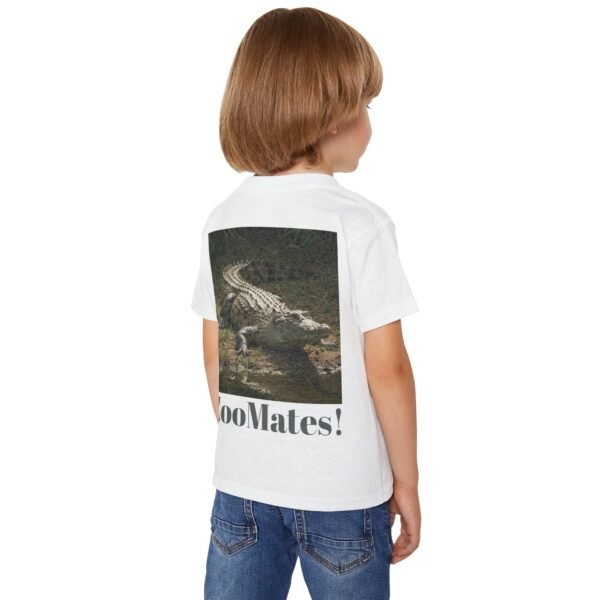 Toddler Cotton T-Shirt -ZooMates! Design with Cute Crocodile for Little Explorers - Image 8