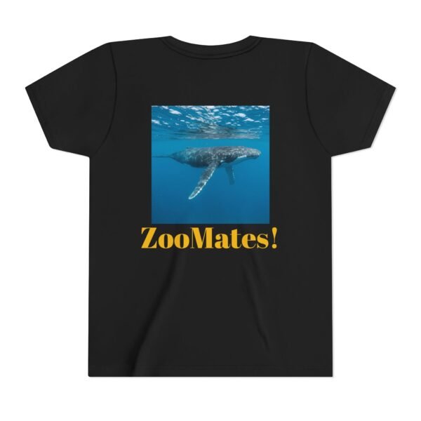 Youth Short Sleeve Tee with ZooMates! design and Huge Humpback Whale - Image 18