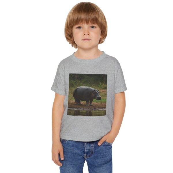 Toddler ZooMates! Adventure T-Shirt - Design with Happy Hippopotamus - Image 11
