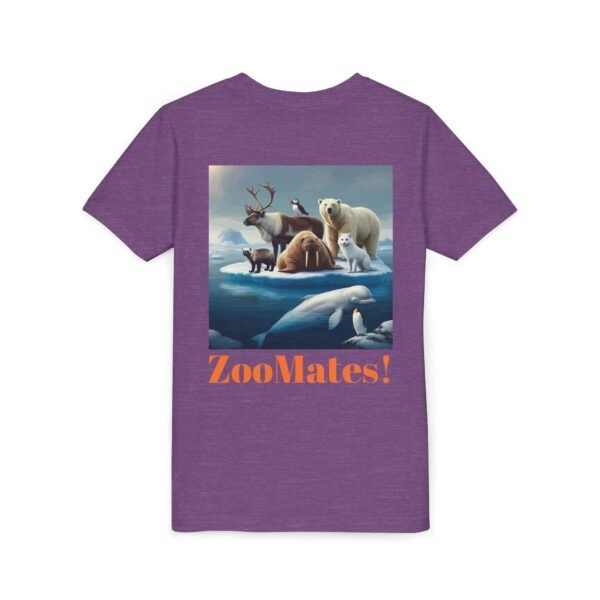 Youth Short Sleeve Tee-ZooMates! Design with Amazing Artic Animals. - Image 20