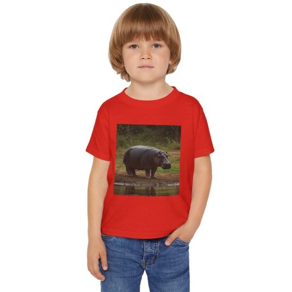 Toddler ZooMates! Adventure T-Shirt - Design with Happy Hippopotamus - Image 15