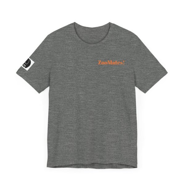 Adult Unisex Jersey Short Sleeve Tee with Cute ZooMates! Design Logo - Image 3