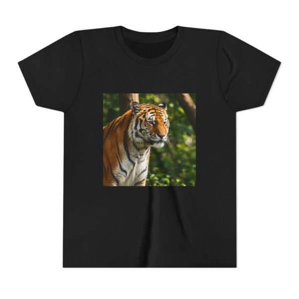 Youth Short Sleeve Tee with ZooMates! design and Tricky Tiger