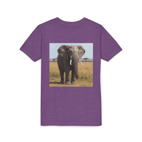 Youth CuteZooMates! Tee - Enormous Elephant Graphic T-Shirt for Kids - Image 32