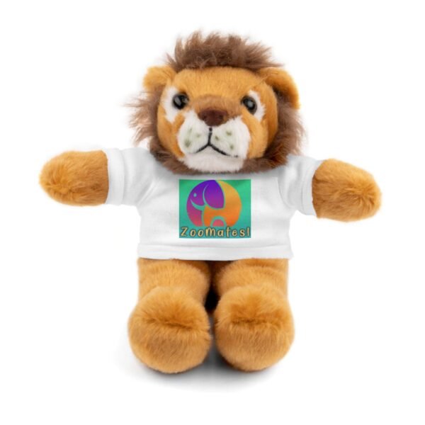 Cute ZooMates! Stuffed Animals with Tee-6 fun animals to choose from-Panda, Lion, Bunny, Bear, Jaguar, and Sheep. - Image 10