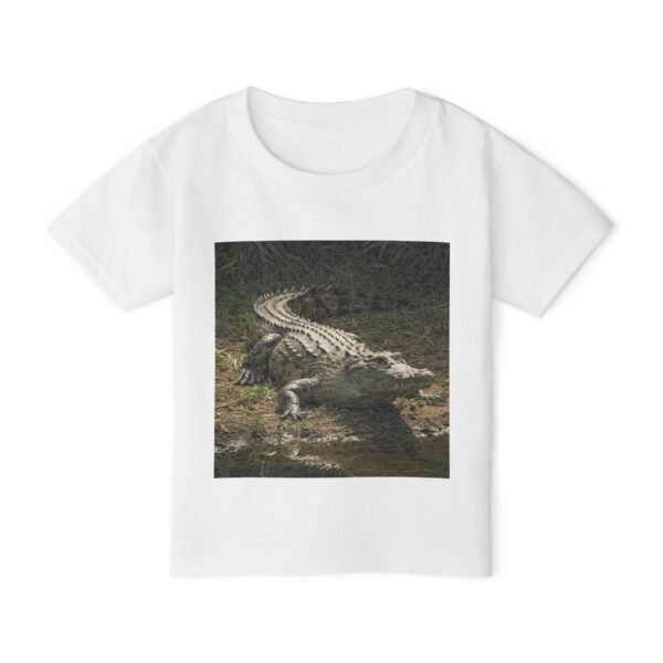 Toddler Cotton T-Shirt -ZooMates! Design with Cute Crocodile for Little Explorers - Image 5