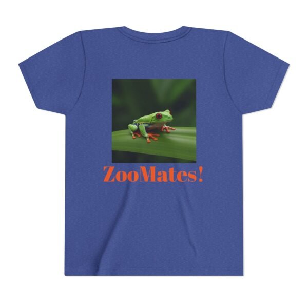 Youth Short Sleeve Tee with ZooMates! design and Tropical Tree Frog - Image 2