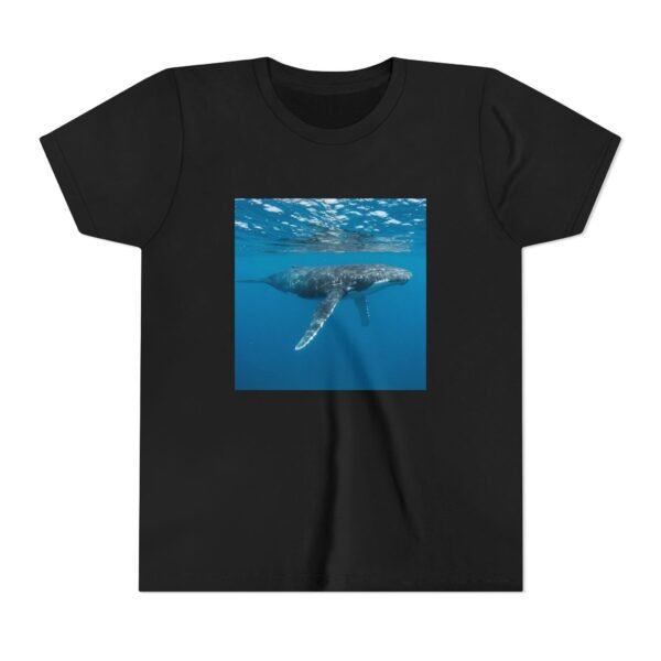 Youth Short Sleeve Tee with ZooMates! design and Huge Humpback Whale - Image 17