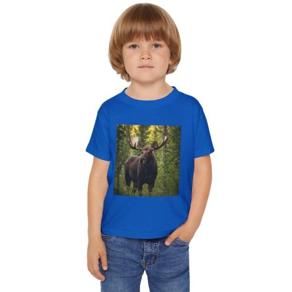 Toddler ZooMates! Woodland Adventure T-Shirt - Design with A Massive Moose - Image 3