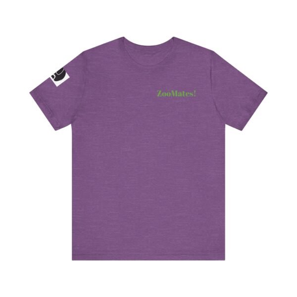 Adult Soft Unisex Tee With Happy Hippopotomus Theme - 'ZooMates!' Shirt - Image 21