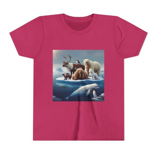 Youth Short Sleeve Tee-ZooMates! Design with Amazing Artic Animals. - Image 21