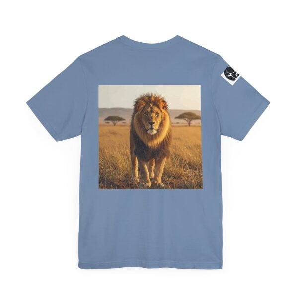 Adult ZooMates! Unisex Soft Jersey Tee - Large Lion Graphic T-Shirt for Animal Lovers - Image 4