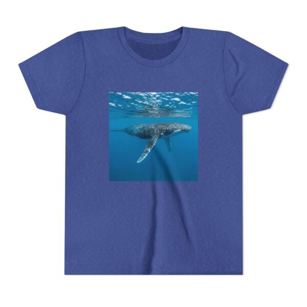 Youth Short Sleeve Tee with ZooMates! design and Huge Humpback Whale - Image 29