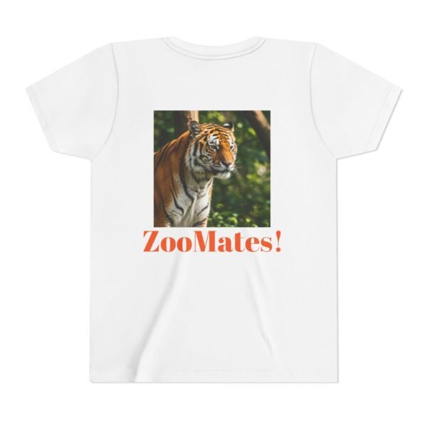 Youth Short Sleeve Tee with ZooMates! design and Tricky Tiger - Image 6