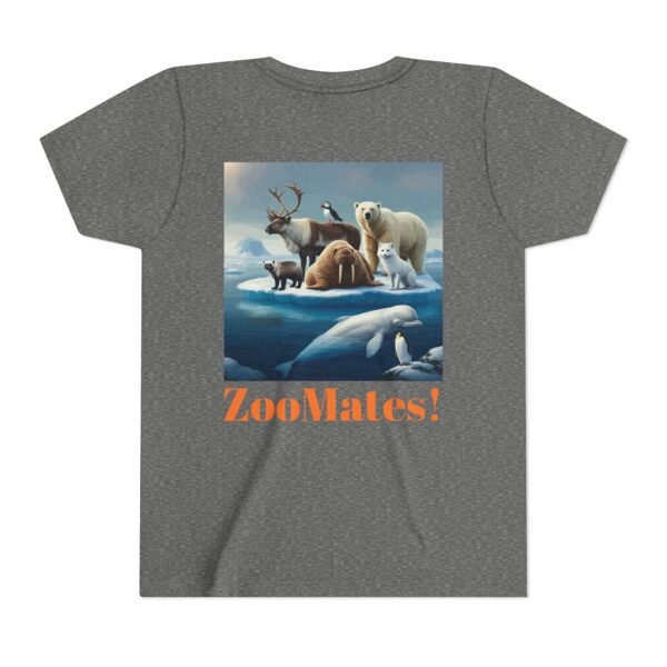 Youth Short Sleeve Tee-ZooMates! Design with Amazing Artic Animals. - Image 10
