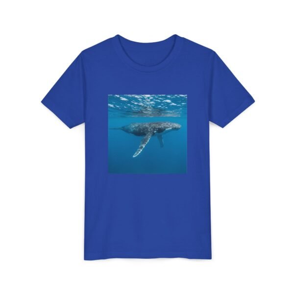 Youth Short Sleeve Tee with ZooMates! design and Huge Humpback Whale - Image 7