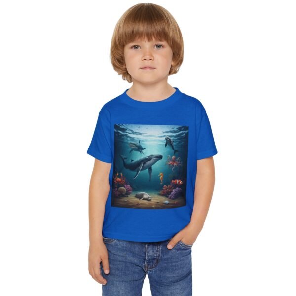 Toddler Zoomates! Underwater Adventure T-Shirt - Design with Open Ocean Animals - Image 3