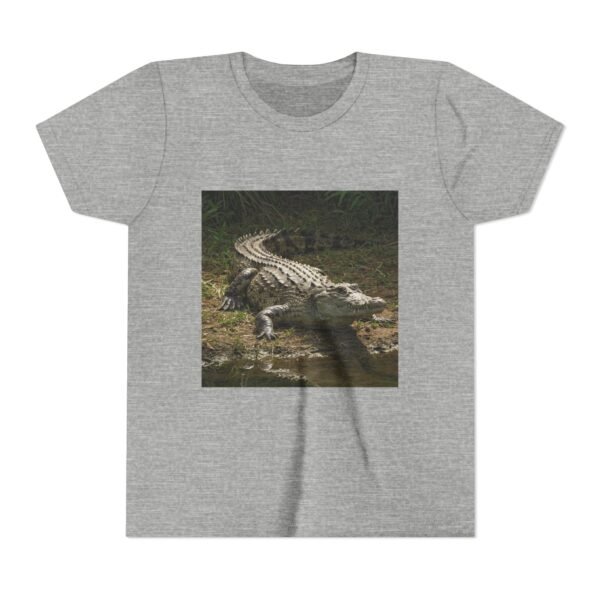 Youth Short Sleeve Tee - 'ZooMates!' Curious Crocodile Graphic Design Tee