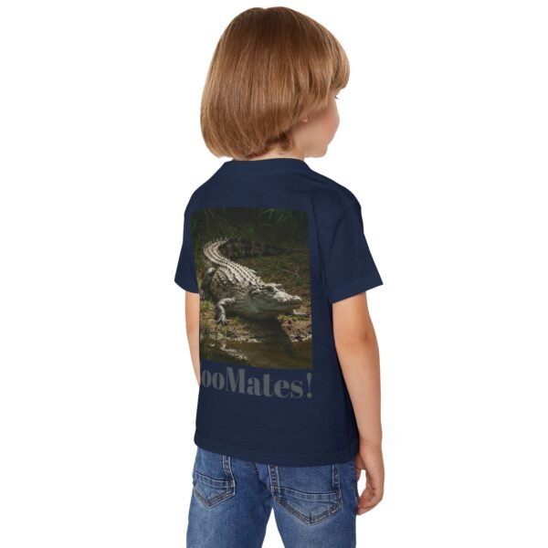 Toddler Cotton T-Shirt -ZooMates! Design with Cute Crocodile for Little Explorers - Image 16