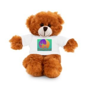 Cute ZooMates! Stuffed Animals with Tee-6 fun animals to choose from-Panda, Lion, Bunny, Bear, Jaguar, and Sheep.