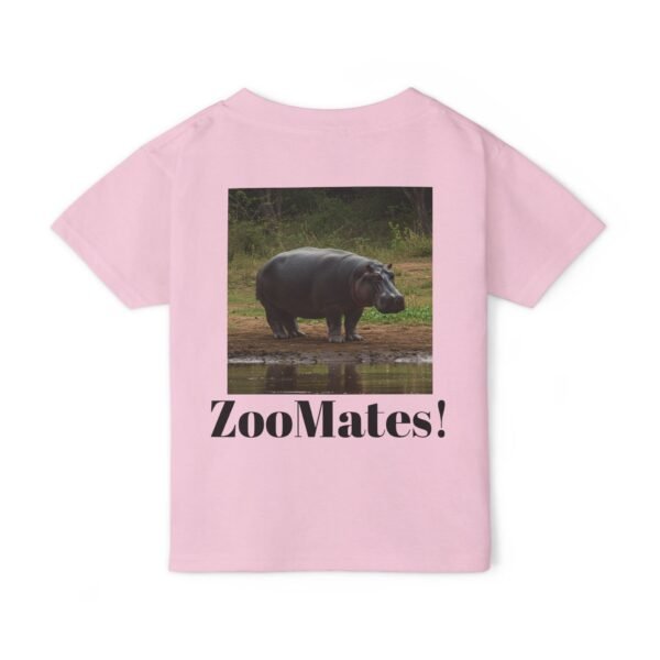Toddler ZooMates! Adventure T-Shirt - Design with Happy Hippopotamus - Image 18