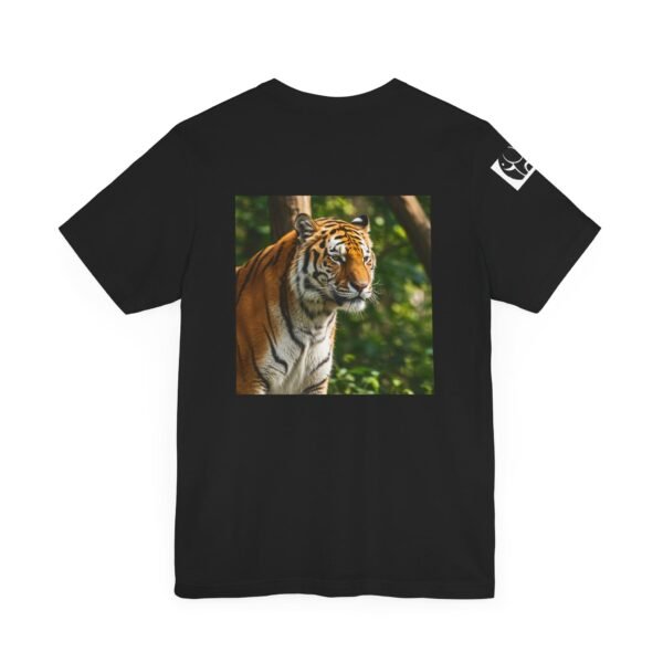Adult Soft Unisex Tee With Terrific Tiger Theme - 'ZooMates!' Shirt - Image 4