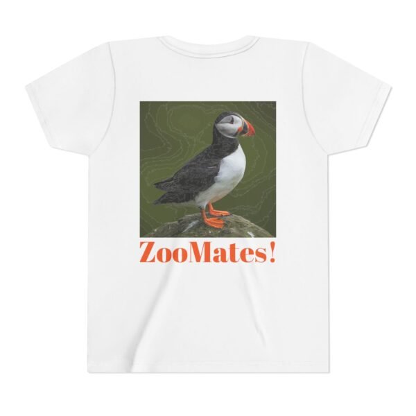 Youth Perfect Puffin Tee - 'ZooMates!' Fun, Cute Animal T-Shirt for Kids - Image 6