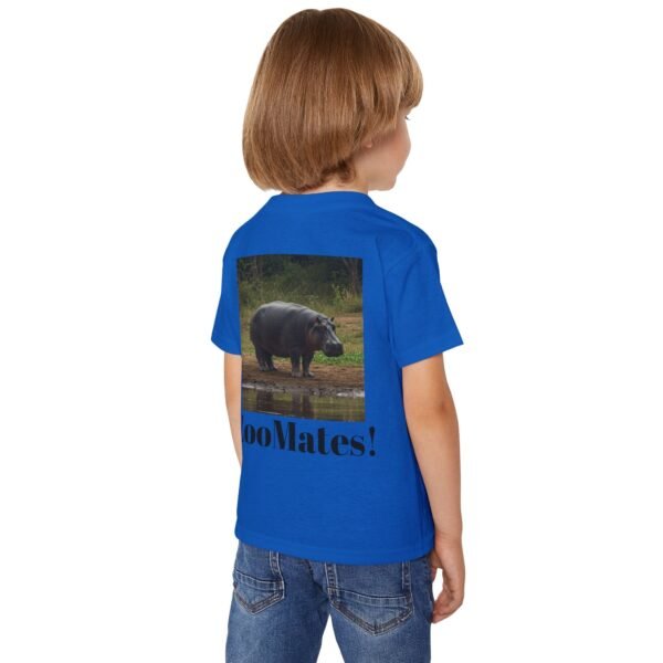 Toddler ZooMates! Adventure T-Shirt - Design with Happy Hippopotamus - Image 8