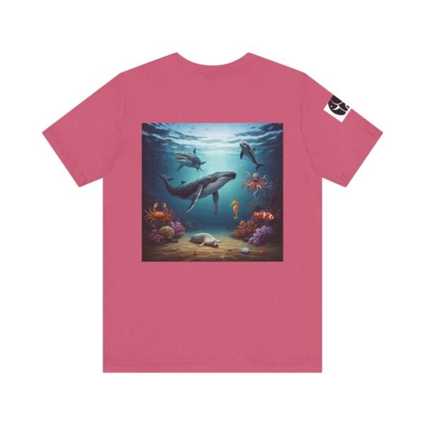 Adult Unisex Jersey Tee - Fun Animal Graphic Shirt for Nature Lovers with Open Ocean Animals. - Image 26
