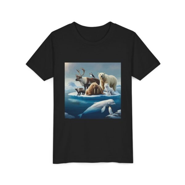 Youth Short Sleeve Tee-ZooMates! Design with Amazing Artic Animals. - Image 15