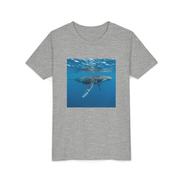 Youth Short Sleeve Tee with ZooMates! design and Huge Humpback Whale - Image 27