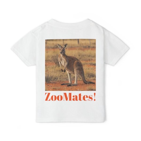 Toddler Cotton T-shirt - ZooMates! Design with A Kind Kangaroo - Image 6