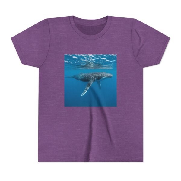 Youth Short Sleeve Tee with ZooMates! design and Huge Humpback Whale - Image 13