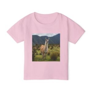 Toddler ZooMates! Farm Adventure T-Shirt -Design with A Lovable Llama