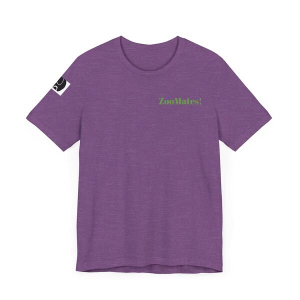 Adult Soft Unisex Tee With Happy Hippopotomus Theme - 'ZooMates!' Shirt - Image 23