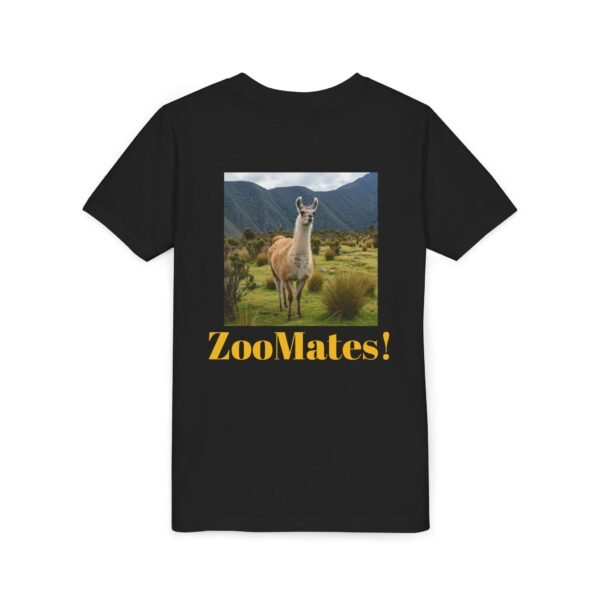Youth Short Sleeve Tee with ZooMates! design and Lovable Llama - Image 16