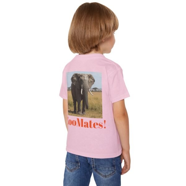 Toddler Cotton Tee Shirt - ZooMates! Design with Enormous Elephant - Image 20