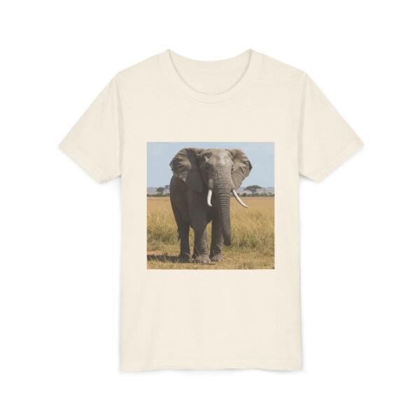 Youth CuteZooMates! Tee - Enormous Elephant Graphic T-Shirt for Kids - Image 7
